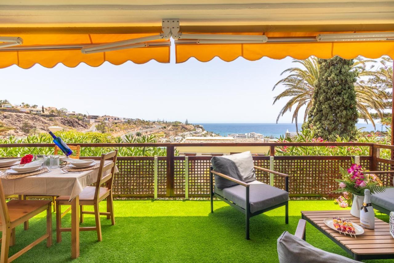 Apartamento Increible Terraza con vistas al mar en San Agustín  Exterior foto