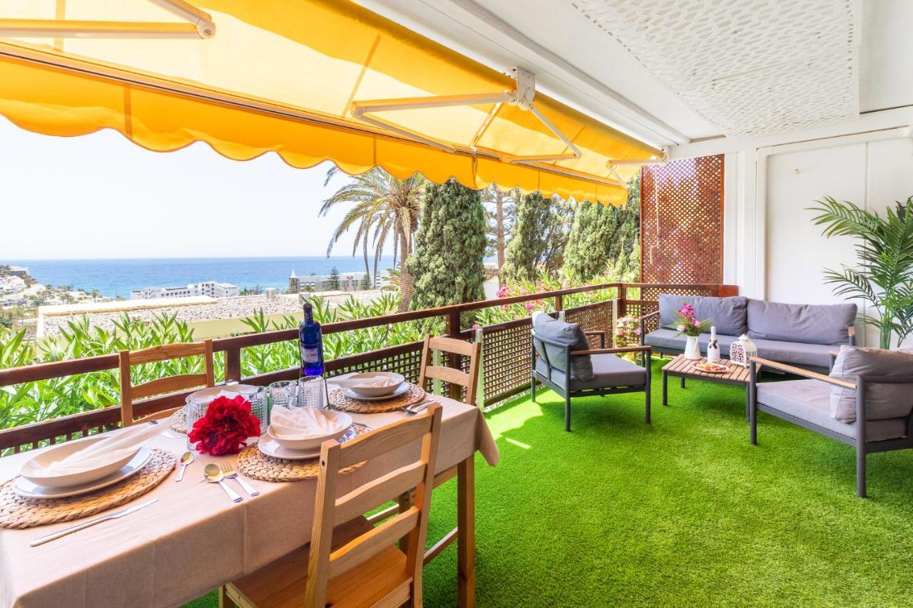 Apartamento Increible Terraza con vistas al mar en San Agustín  Exterior foto