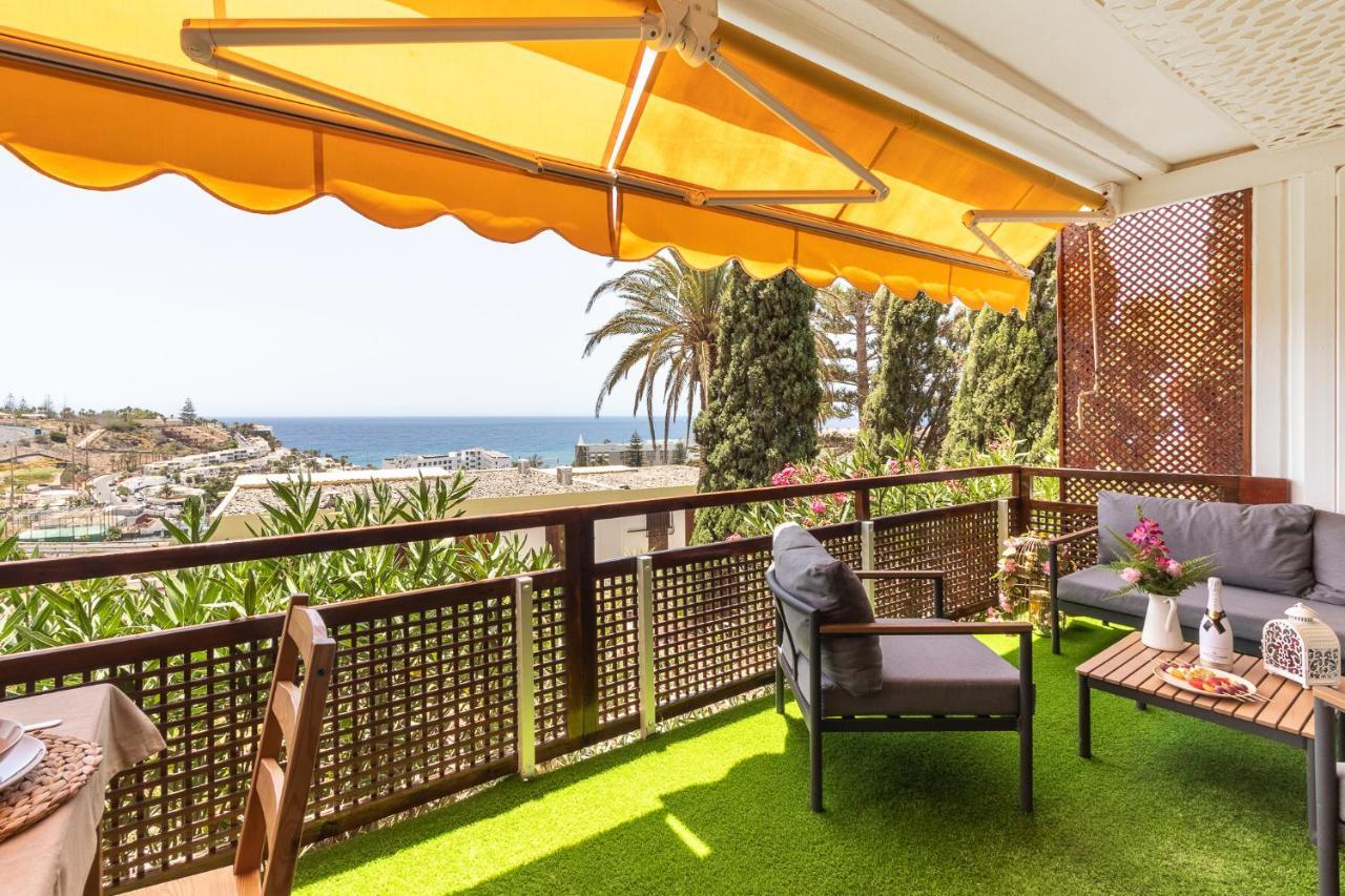 Apartamento Increible Terraza con vistas al mar en San Agustín  Exterior foto