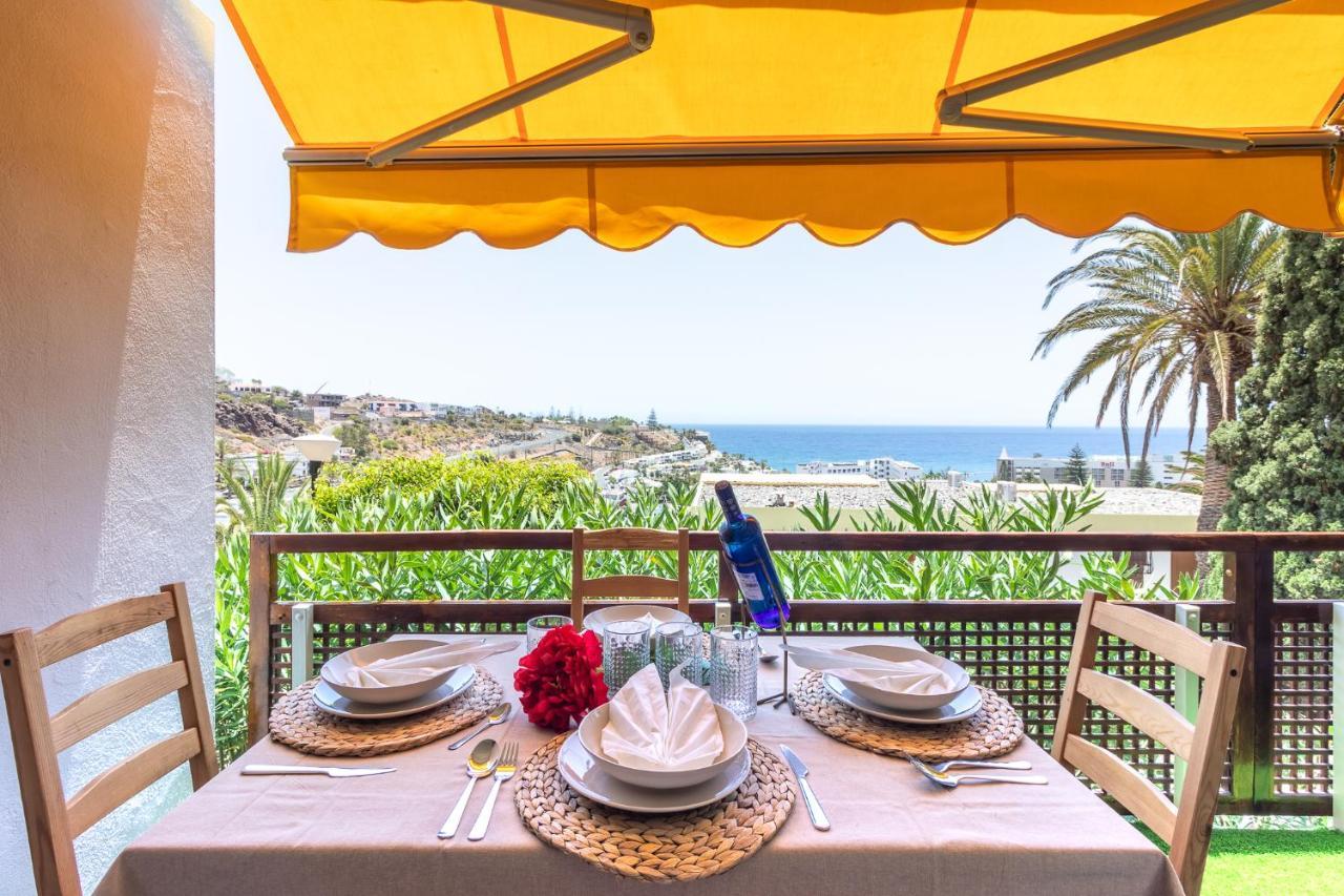 Apartamento Increible Terraza con vistas al mar en San Agustín  Exterior foto
